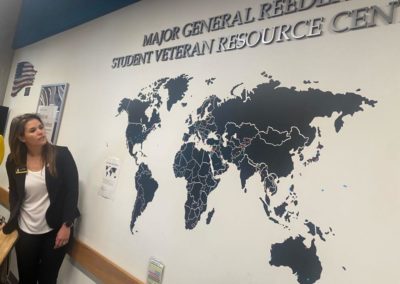 Map in Student Veterans Services